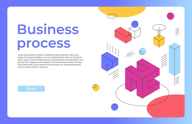 Vibrant Geometric Visualization of Business Workflow Process | Jiffy ...