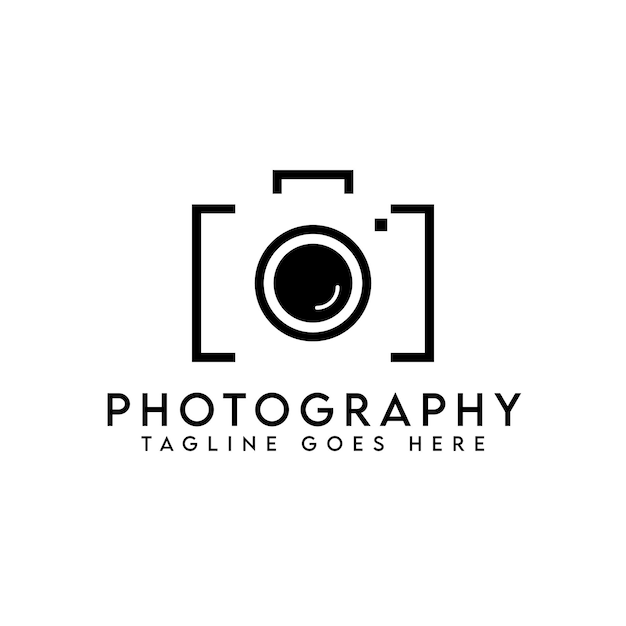 Minimalist Camera Logo with Sleek Typography | Jiffy Designs