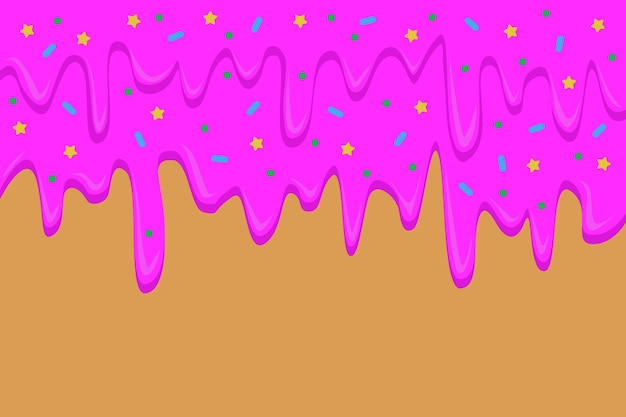 Vibrant Wavy Pattern with Colorful Stars and Dripping Paint | Jiffy Designs
