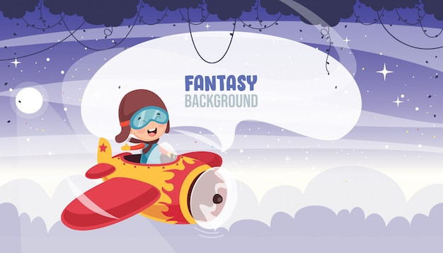 Whimsical Fantasy Adventure in the Starry Night Sky | Jiffy Designs