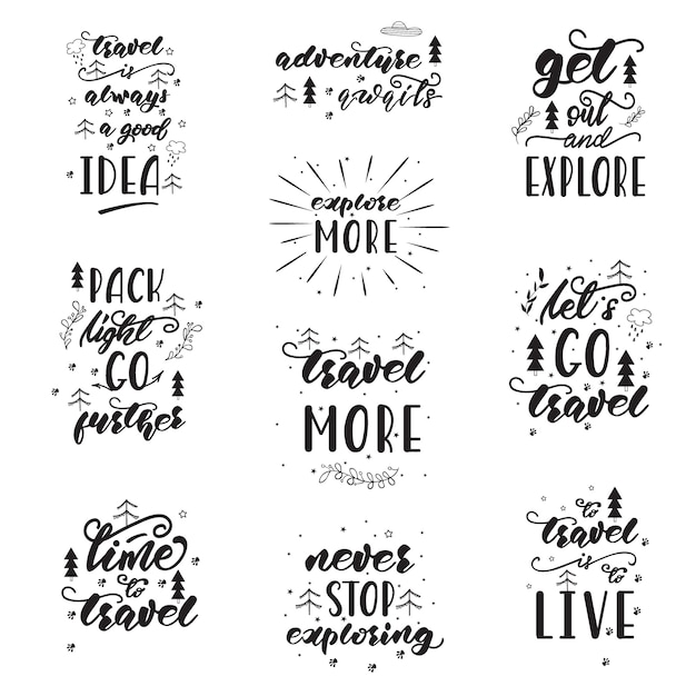 Inspiring Travel Lettering Designs with Adventurous Spirit | Jiffy Designs