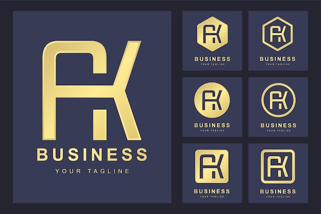 Elegant Monogram Logo Design with Hexagonal Shapes | Jiffy Designs