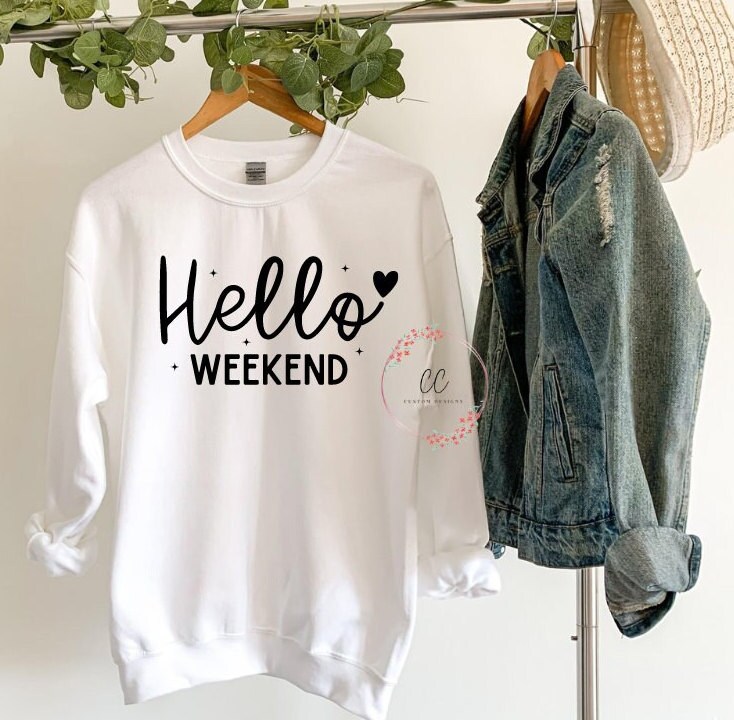 Hello Weekend Svg, Friyay Svg, Weekend Mode Svg, Girls Weekend Svg ...