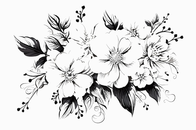 Elegant Floral Bouquet with Delicate Blooms and Foliage | Jiffy Designs