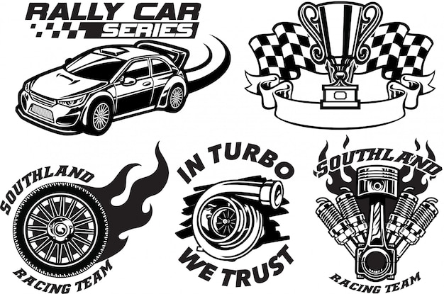 Powerful Rally Car Races Towards Victory Cup | Jiffy Designs