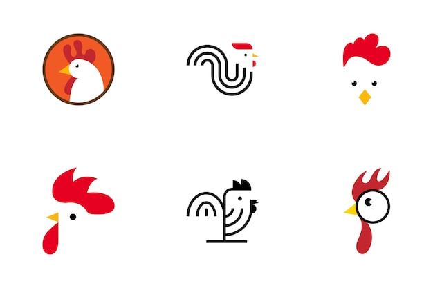 Vibrant Rooster Illustrations for Versatile Design Uses | Jiffy Designs