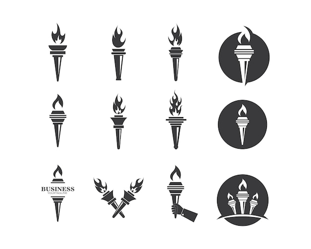 Versatile Torch Icon Collection for Diverse Design Needs | Jiffy Designs