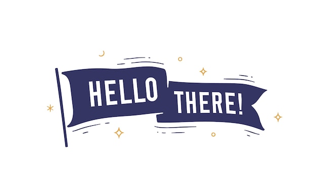 Vibrant Greeting Banner with Playful Stars and Sparkles | Jiffy Designs