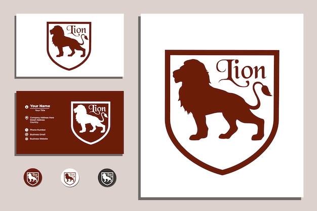 Majestic Lion Heraldic Crest and Emblem Design | Jiffy Designs