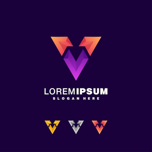 Vibrant Triangular Emblem with Gradient Hues and Slogan | Jiffy Designs