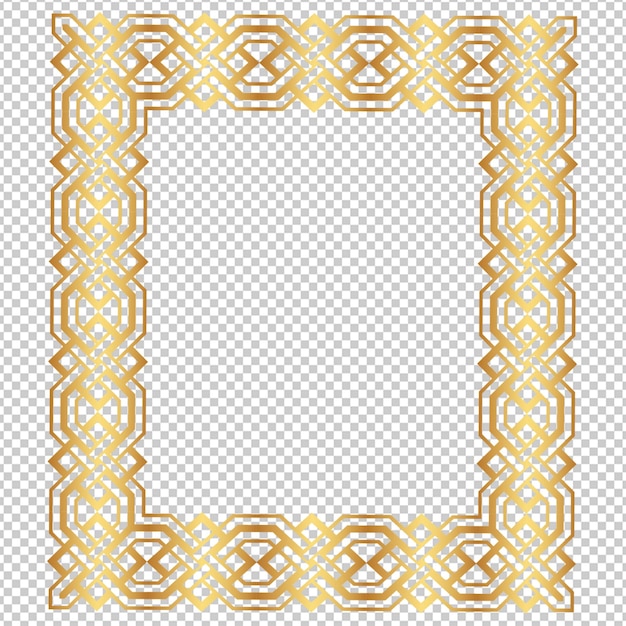 Elegant golden ornate frame with intricate floral patterns | Jiffy Designs