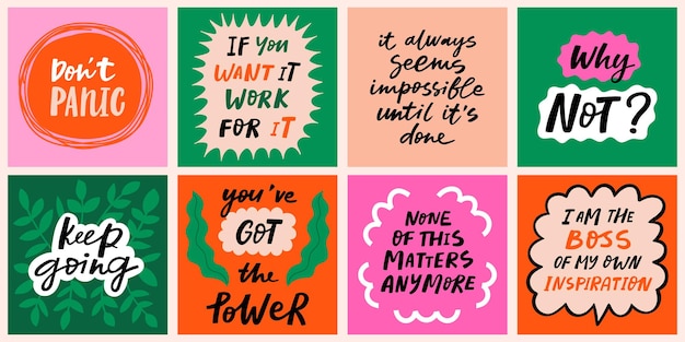 Motivational Quotes in Vibrant Pop Art Style | Jiffy Designs