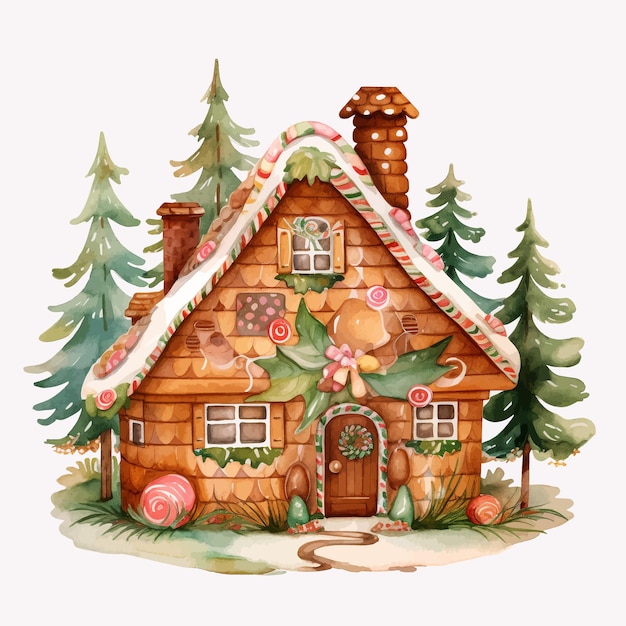 Enchanting Gingerbread Cottage in Snowy Woodland Wonderland | Jiffy Designs