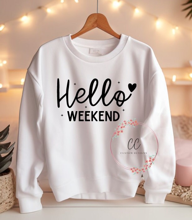 Hello Weekend Svg, Friyay Svg, Weekend Mode Svg, Girls Weekend Svg ...