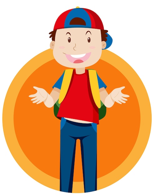 Cheerful Young Boy in Colorful Attire | Jiffy Designs