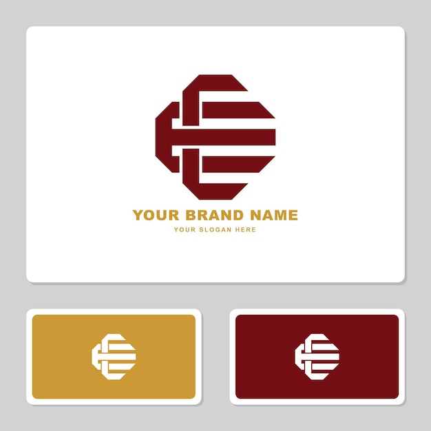 Elegant Geometric Monogram with Refined Color Palette | Jiffy Designs