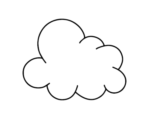 Minimalist Cloud Icon: Simple Yet Striking Design | Jiffy Designs