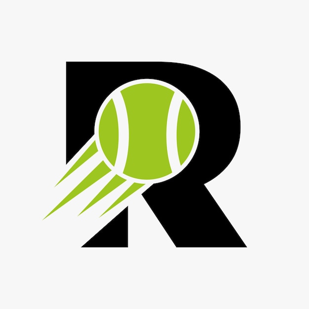 Sleek Tennis Ball-Inspired Letter R Logo | Jiffy Designs