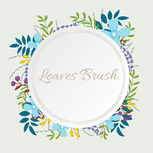 Vibrant Foliage Wreath with Elegant Calligraphy | Jiffy Designs