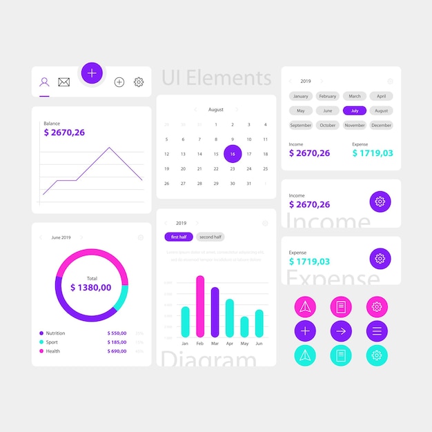Vibrant Data Visualization Dashboard with Engaging Infographics | Jiffy ...