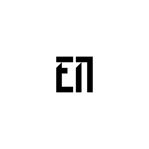 Bold and Striking En Monogram Design | Jiffy Designs