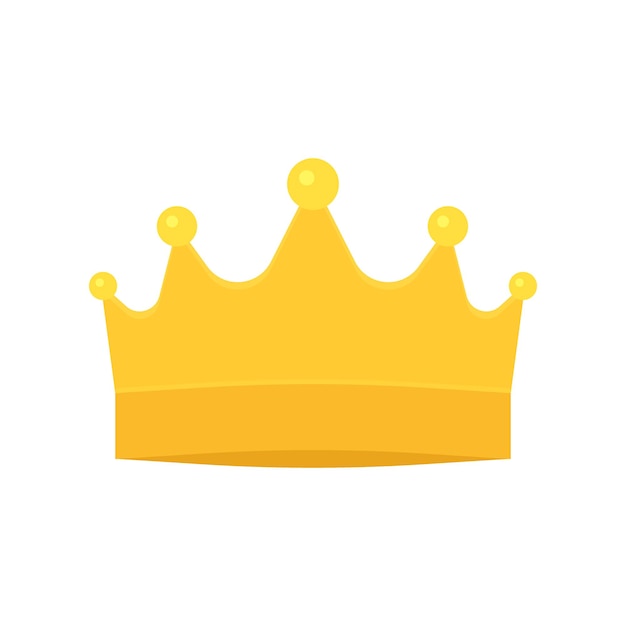 Regal Golden Crown Emblem with Ornate Detailing | Jiffy Designs