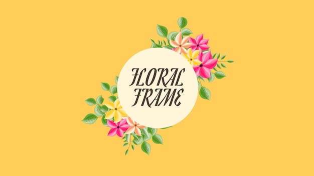 Vibrant Floral Arrangement with Whimsical Typography | Jiffy Designs