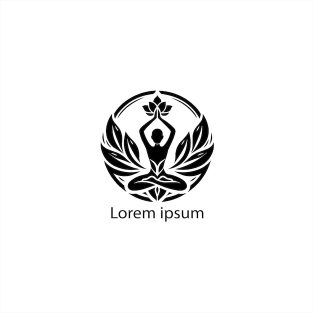 Elegant Lotus Emblem with Ornate Floral Motifs and Text | Jiffy Designs