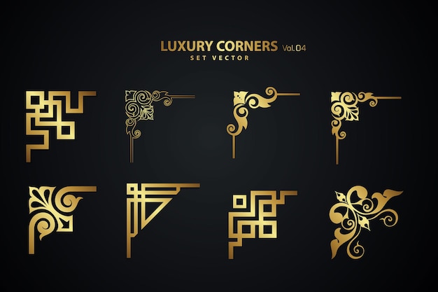 Elegant Flourishes and Geometric Designs in Luxurious Gold | Jiffy Designs