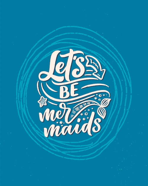 Vibrant Lettering Art with Playful Underwater Motifs | Jiffy Designs