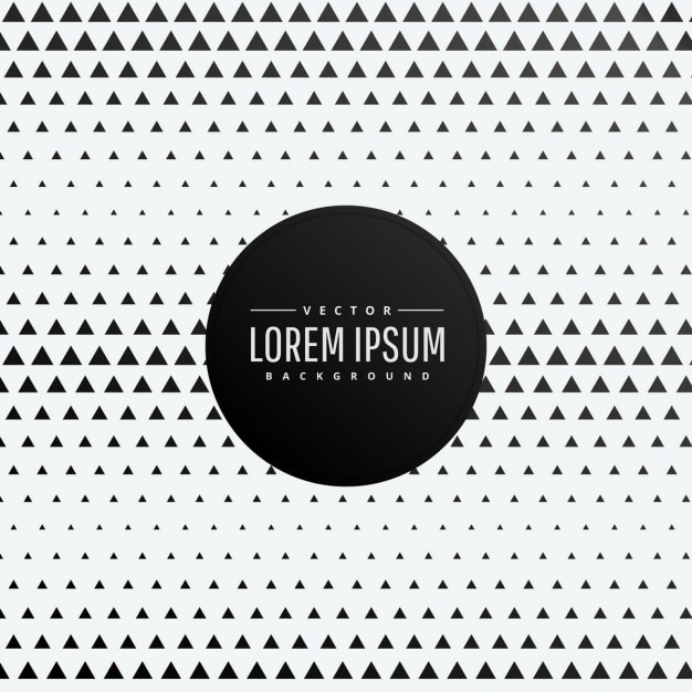 Triangular Pattern with Circular Text on White Background | Jiffy Designs