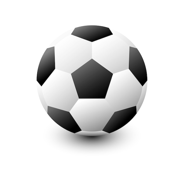 Iconic Soccer Ball with Classic Black and White Design | Jiffy Designs