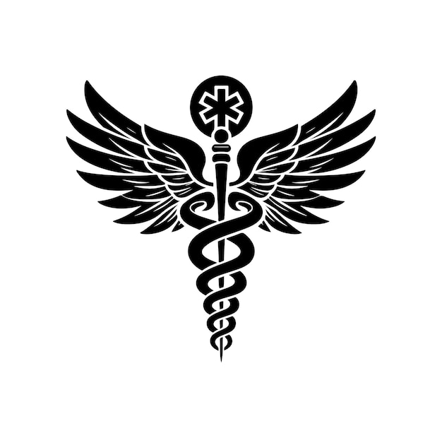 Winged Caduceus Symbol of Medicine and Healing | Jiffy Designs