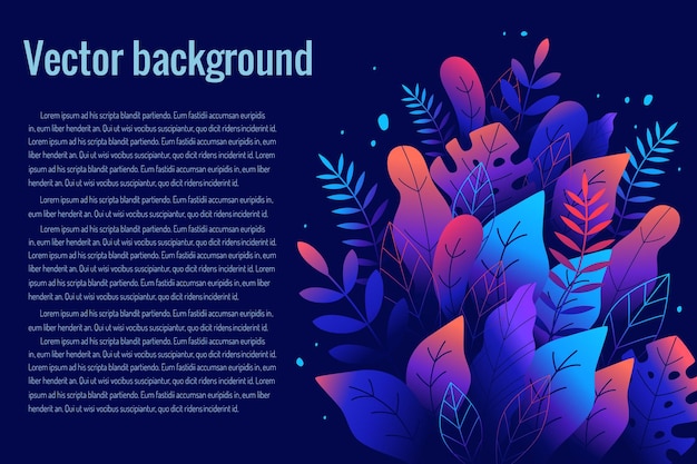Vibrant Botanical Silhouettes on Starry Night Sky | Jiffy Designs