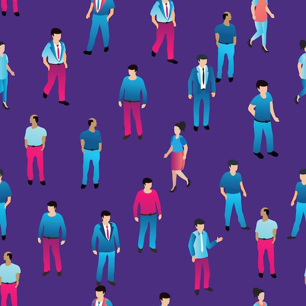Vibrant Crowd: A Diverse Gathering of Stylish Individuals | Jiffy Designs