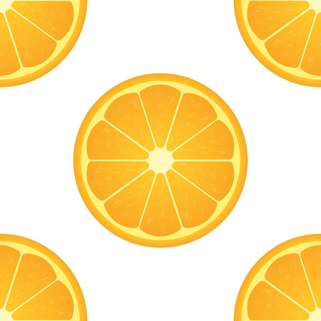 Vibrant Citrus Slices: A Zestful Repeating Pattern | Jiffy Designs