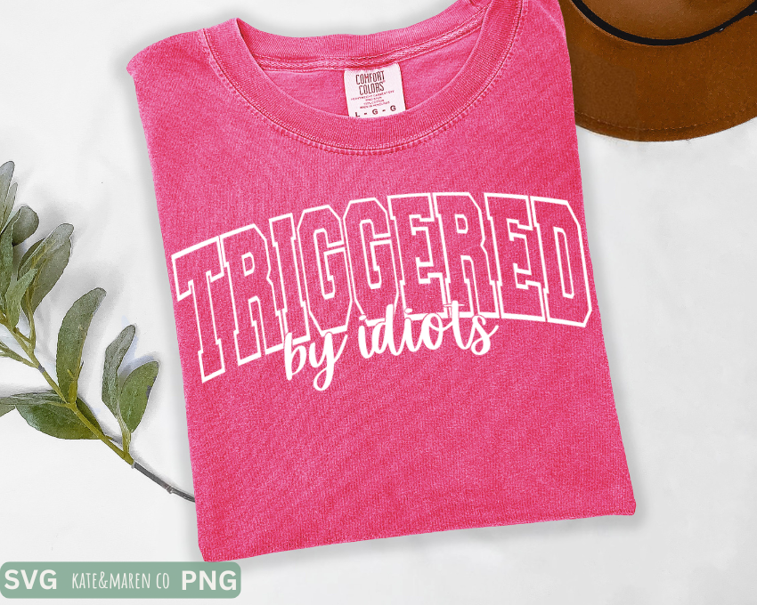 Triggered By Idiots, Sarcastic, Funny, Humor, Mean, Popular, Retro ...