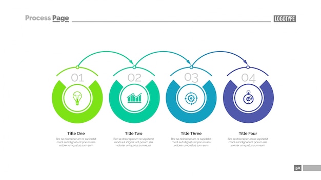 Vibrant Infographic with Circular Process Steps | Jiffy Designs