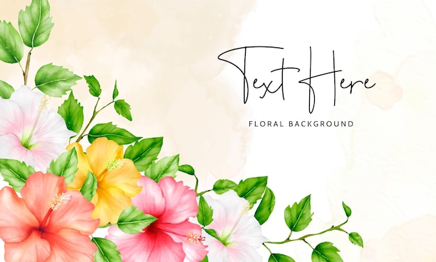 Vibrant Floral Background with Handwritten Text and Blooms | Jiffy Designs