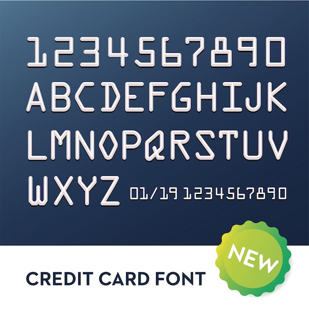 Elegant Geometric Typeface with Numeric Characters | Jiffy Designs