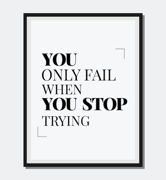 Powerful Motivational Text with Minimal Typographic Art | Jiffy Designs