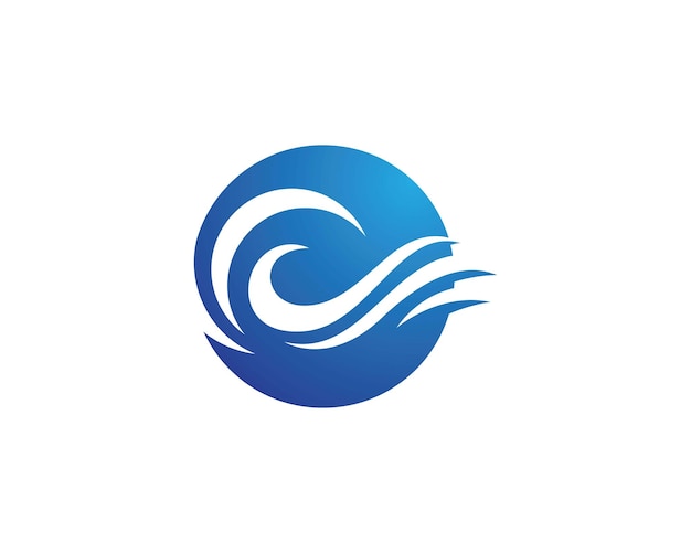 Captivating Waves: A Dynamic Ocean Emblem | Jiffy Designs