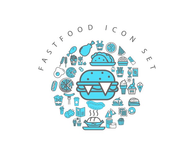Vibrant Collection of Delectable Food Icons for Diverse Designs | Jiffy ...
