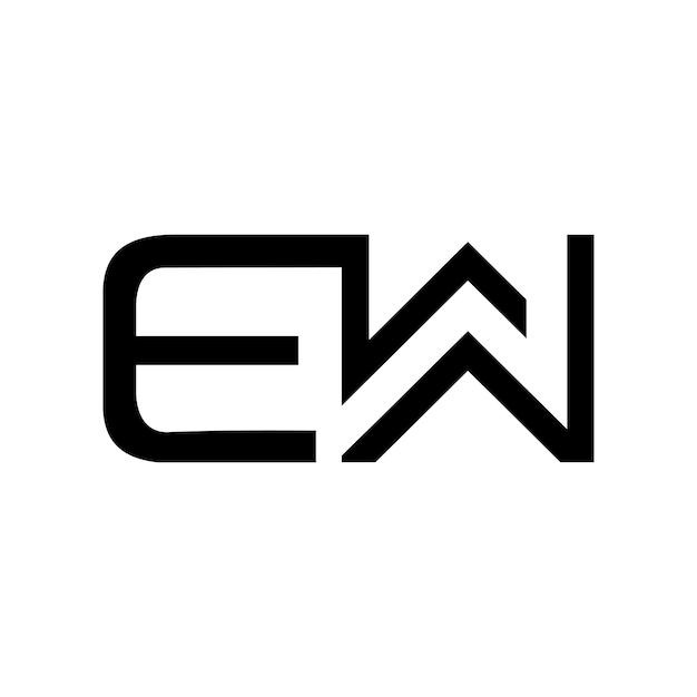 Striking Monogram with Geometric Shapes in Minimalist Style | Jiffy Designs