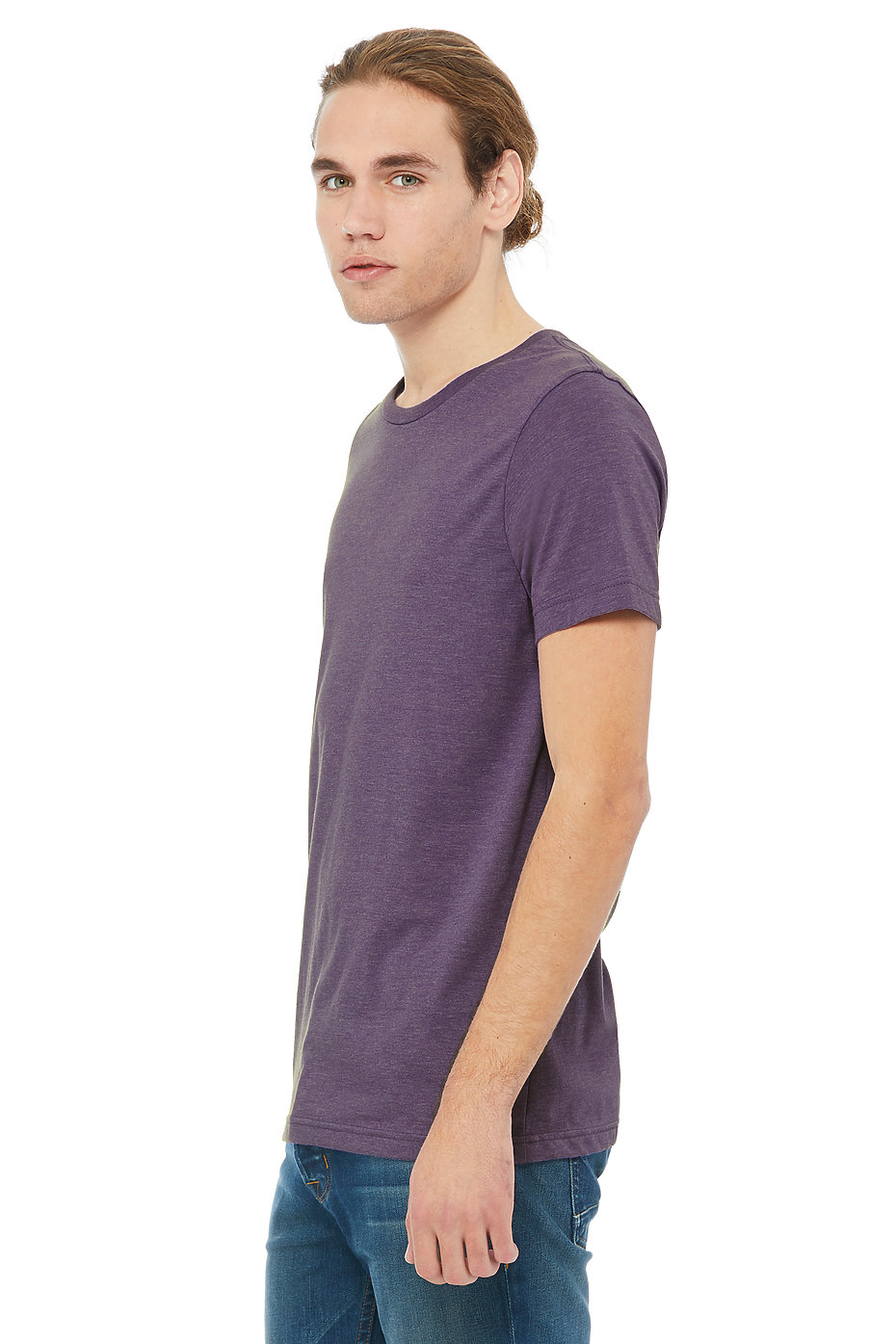 Bella + Canvas 3001C Heather Team Purple