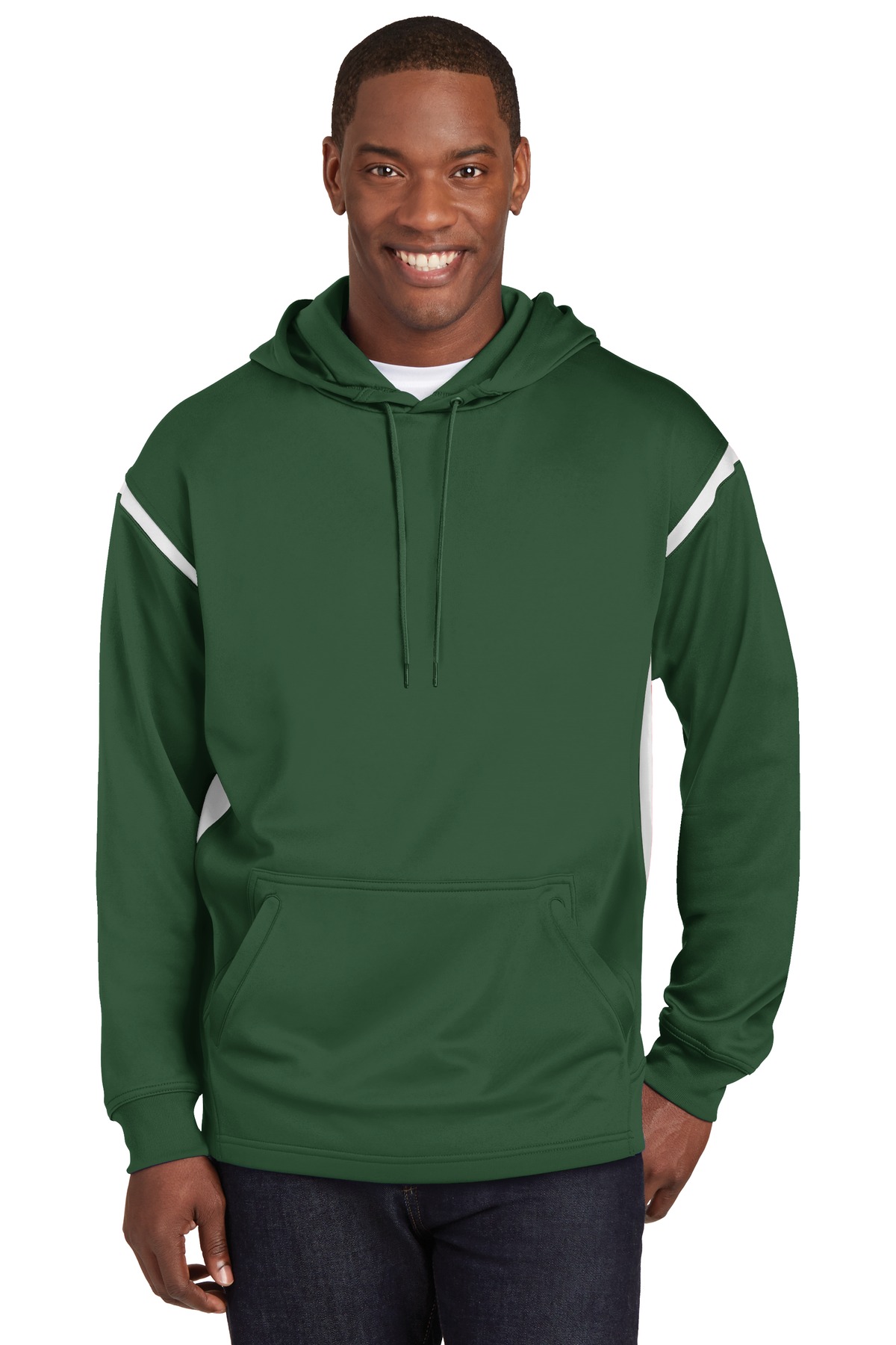 Sport-Tek TST246 Forest Green / White