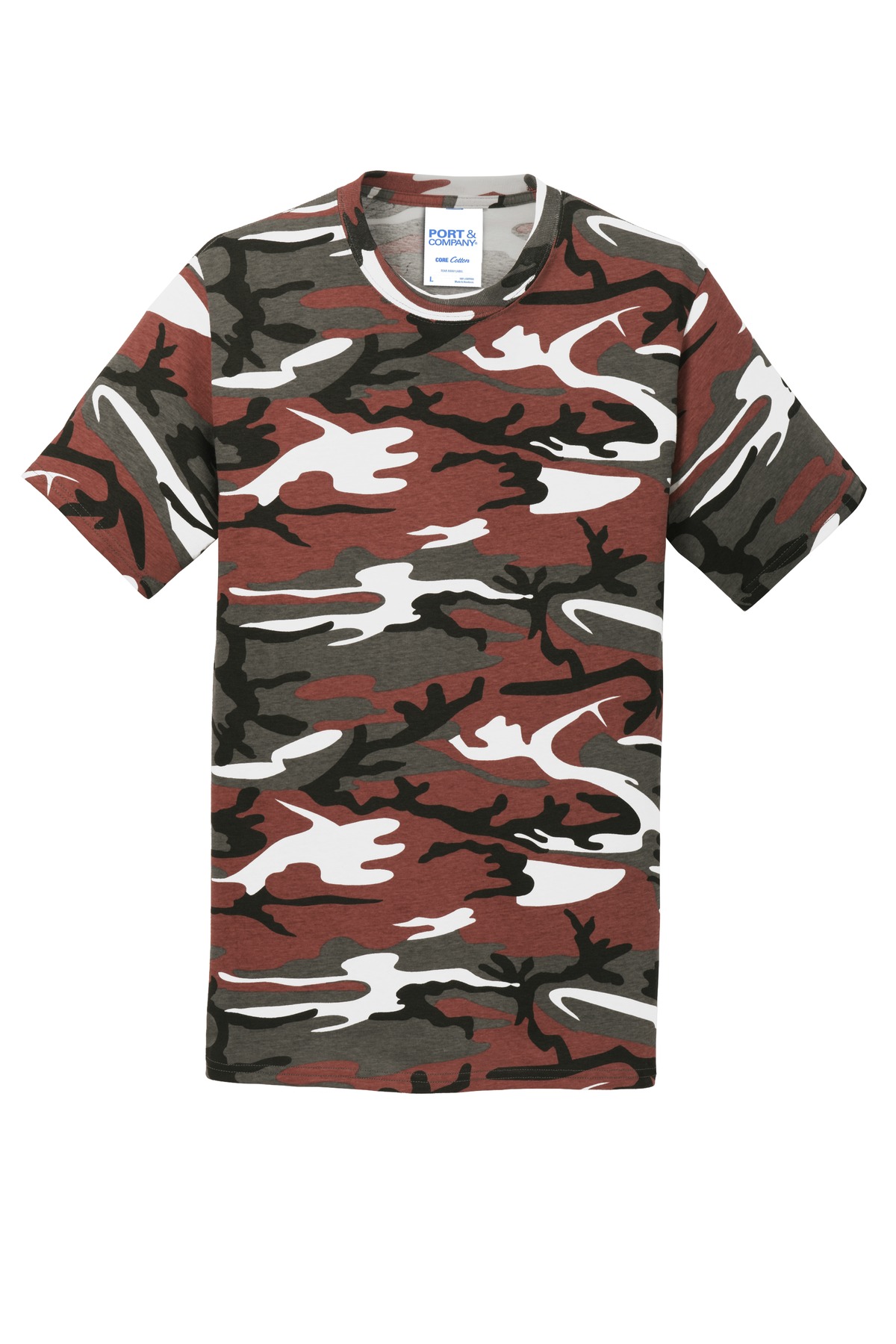 Port & Company PC54C Red Camo