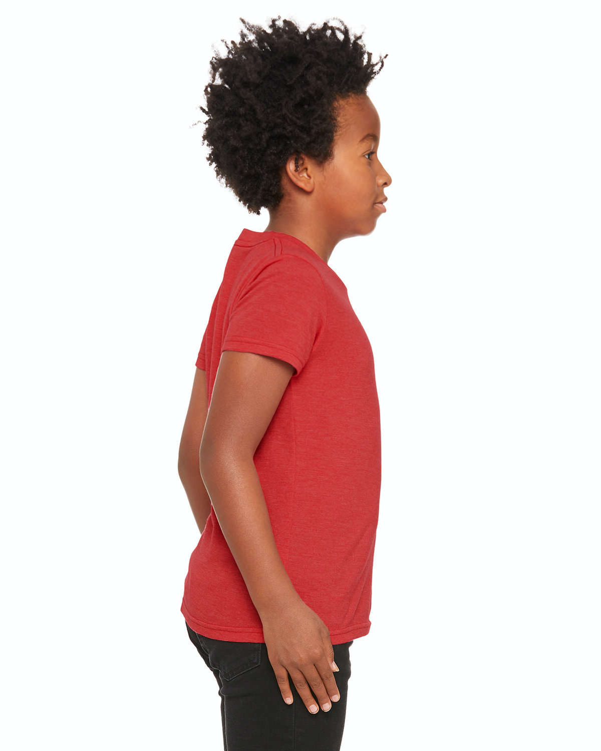 Bella + Canvas 3001YCVC Heather Red