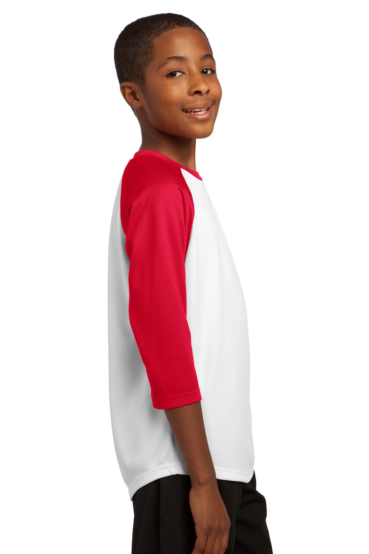 Sport-Tek YST205 White / Black