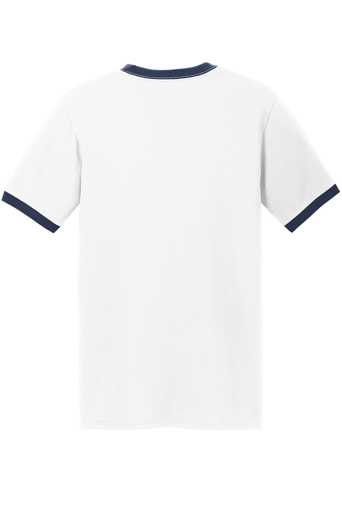 Port & Company PC54R White / Navy